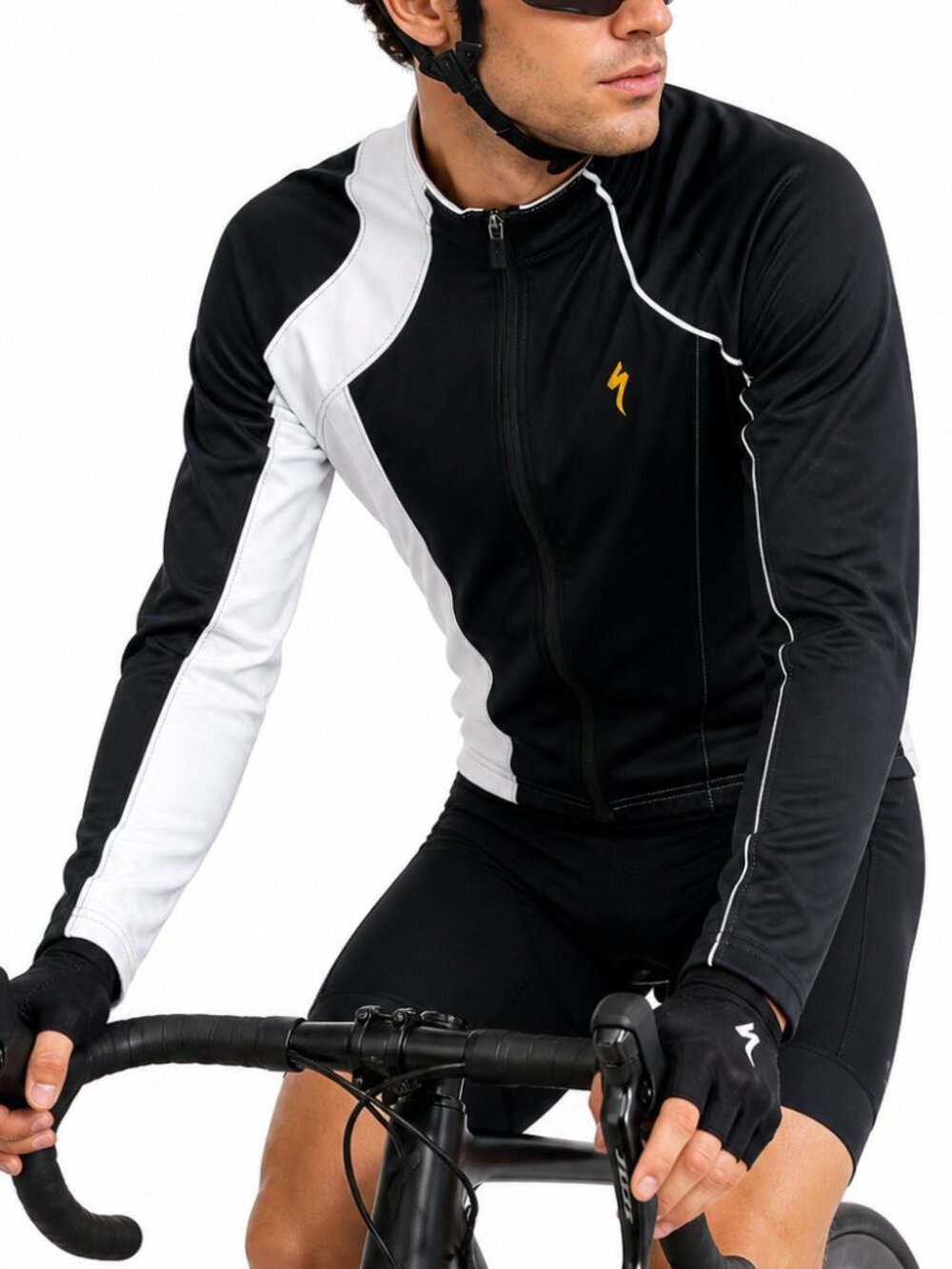 SPECIALIZED Lightweight Cycling Jacket Full Zip Water Bottle Pockets Mens Medium